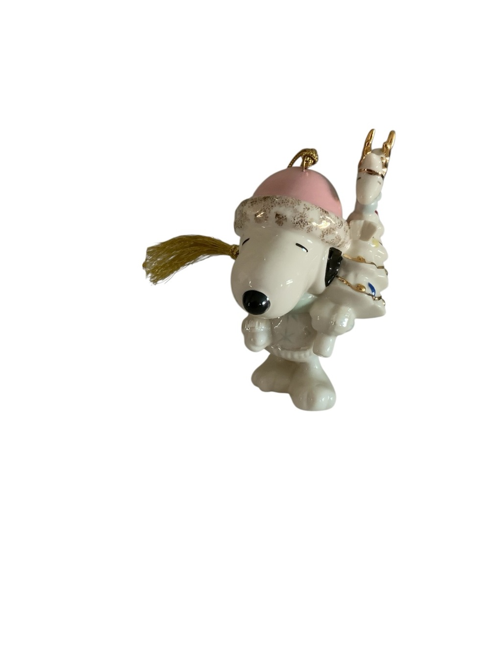 Lenox Classics Peanuts Snoopy "Holiday Cheer" Christmas Ornament 2003 - Picture 6 of 7
